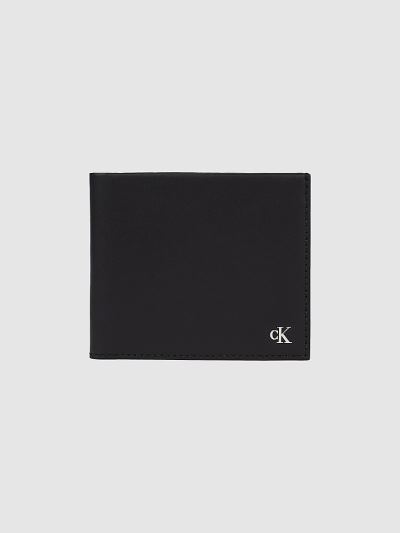 Calvin Klein Táskák & Kiegészítők HU134189 | Calvin Klein Bőr Slimfold Férfi Pénztárca Fekete